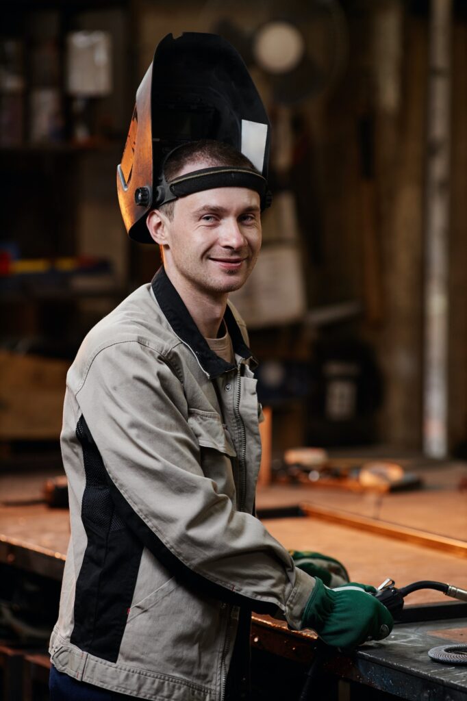 Portrait Of Female Welder